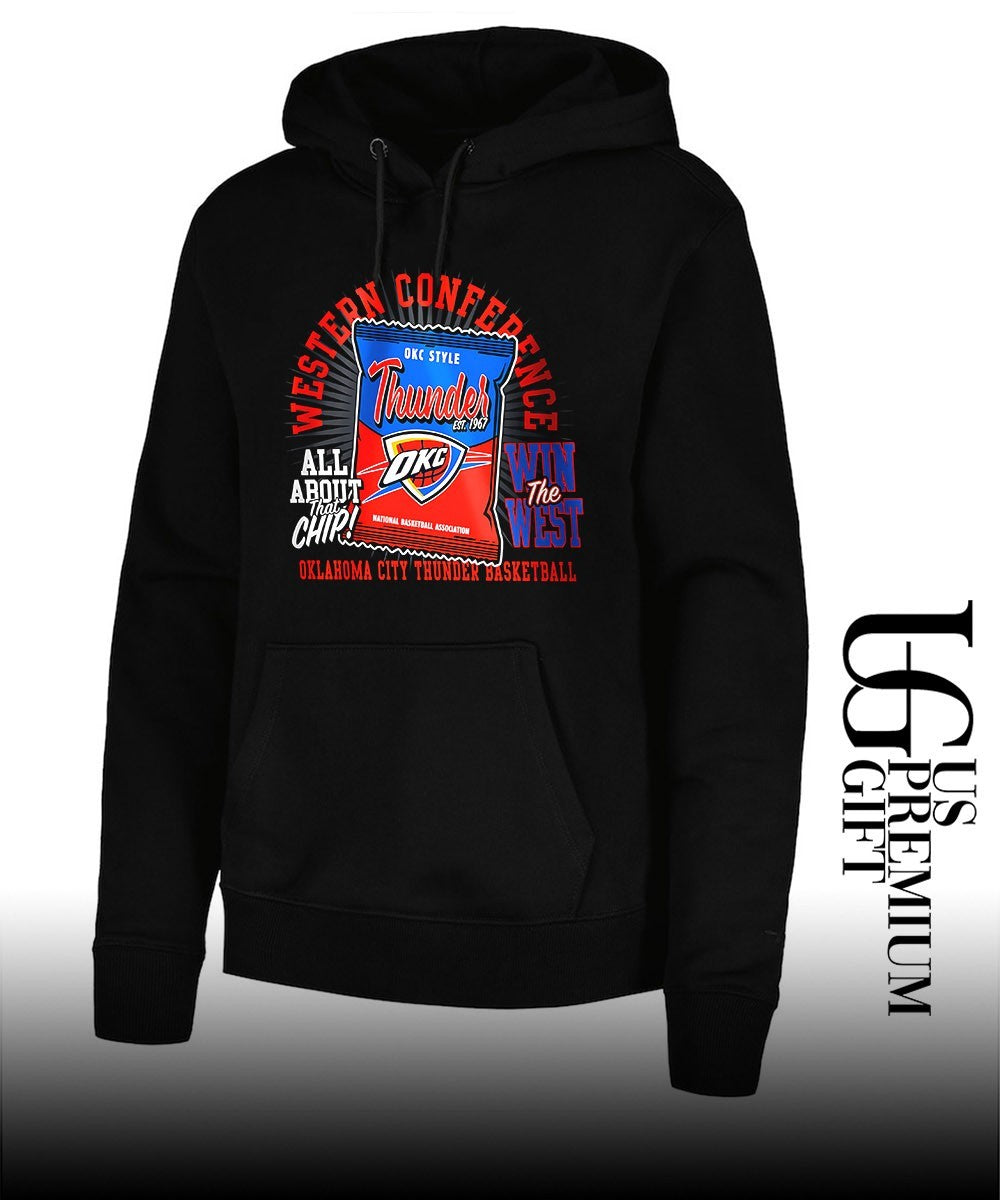 Oklahoma City Thunder NBA Western Conference All About That Chip Win The West Est 1967 shirt