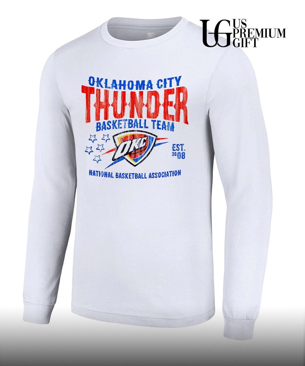 Oklahoma City Thunder basketball 2008 NBA vintage graphic shirt