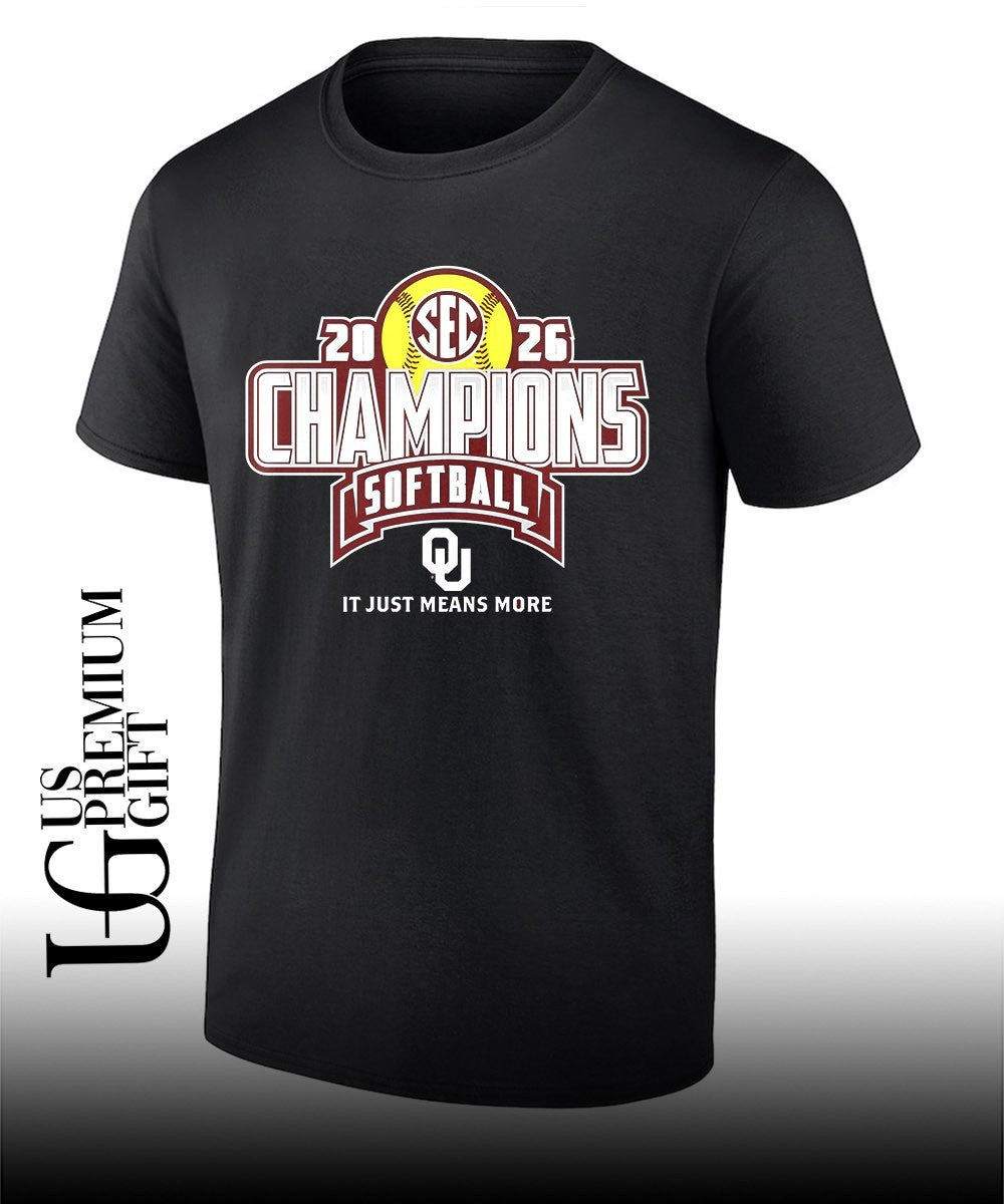 Oklahoma Sooners 2026 SEC Regular Season Softball Champions Locker Room shirt