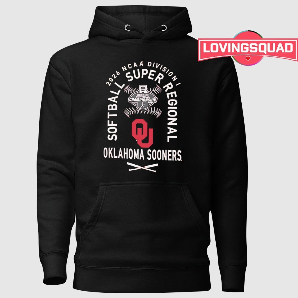 Oklahoma Sooners NCAA Division I softball Super Regional 2026 shirt