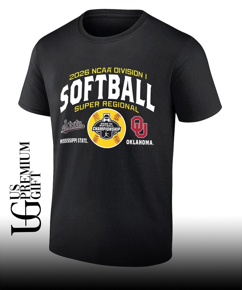 Oklahoma Sooners vs Mississippi State Bulldogs 2026 NCAA Division I Softball Super Regionals shirt