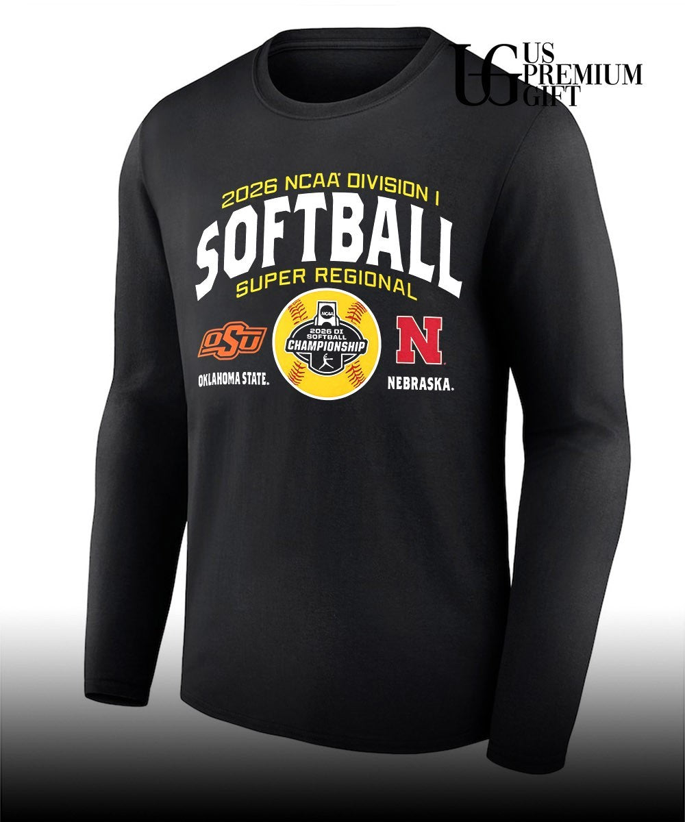 Oklahoma State Cowboys vs Nebraska Cornhuskers 2026 NCAA Division I Softball Super Regionals shirt