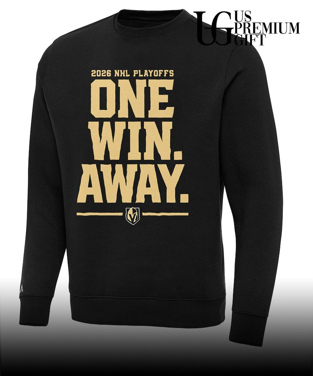 One Win Away Vegas Golden Knights WCF Bound 2026 NHL Playoffs shirt