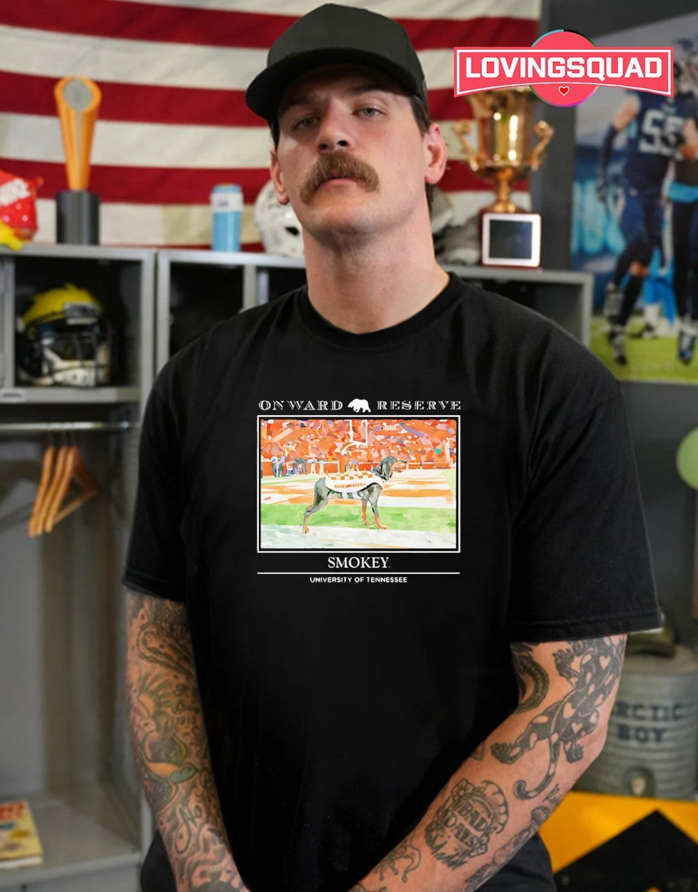 Onward Reserve Smokey University of Tennessee mascot shirt