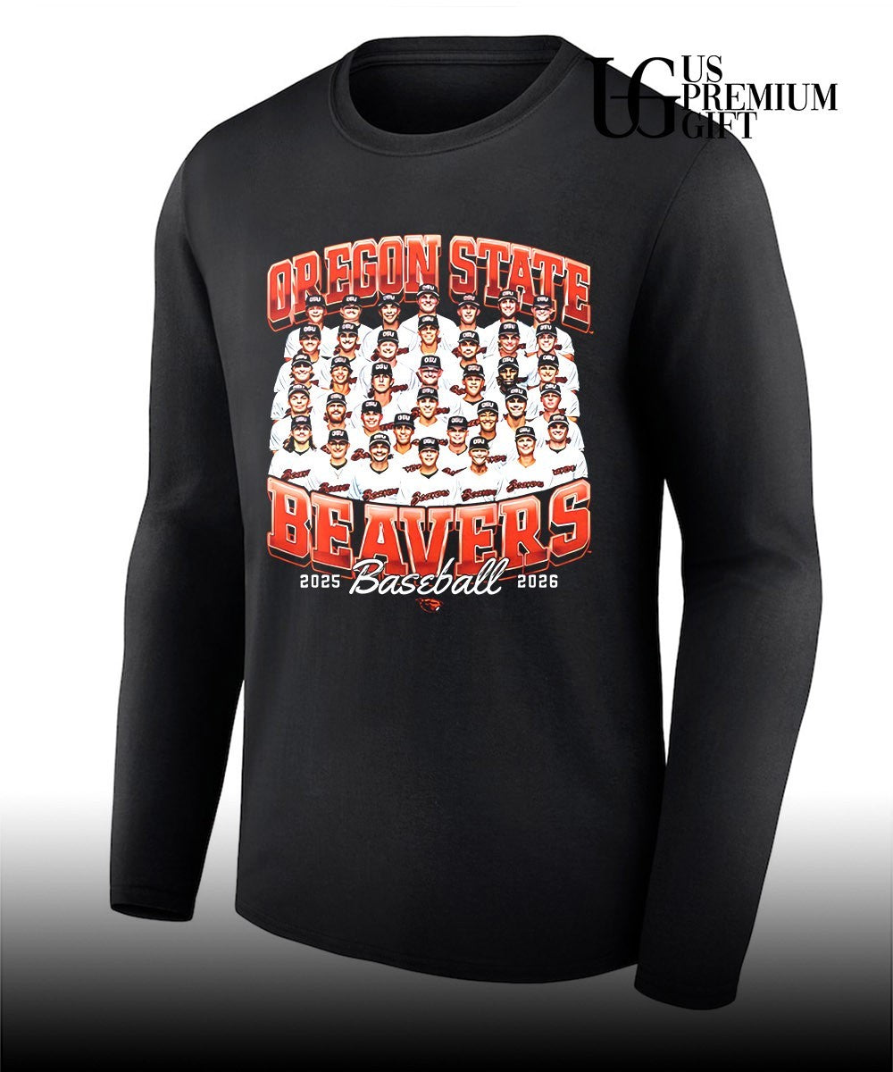 Oregon State Beavers baseball 2025-2026 shirt
