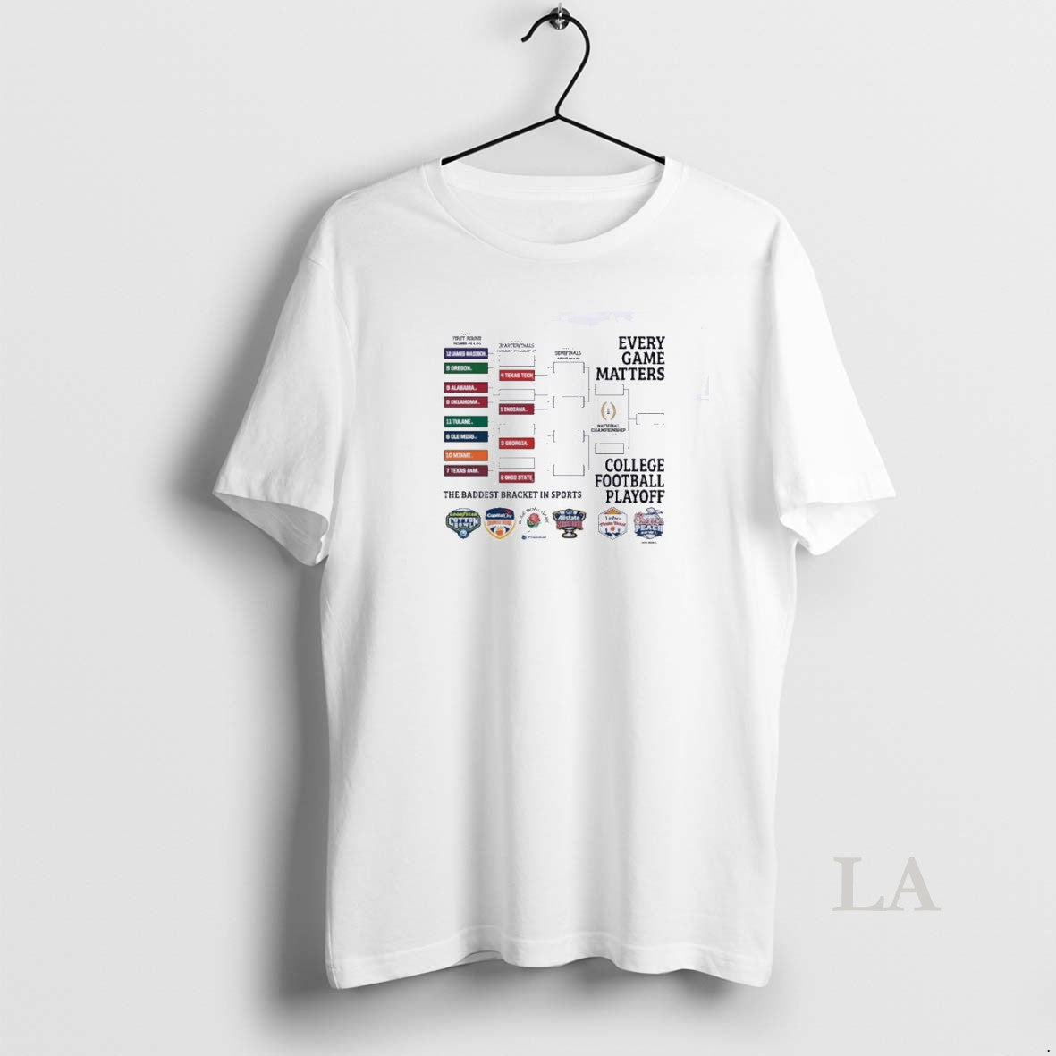 Original 2025 Cfp Brackets T-Shirts, Hoodie, Sweatshirt | PopFlextees.com