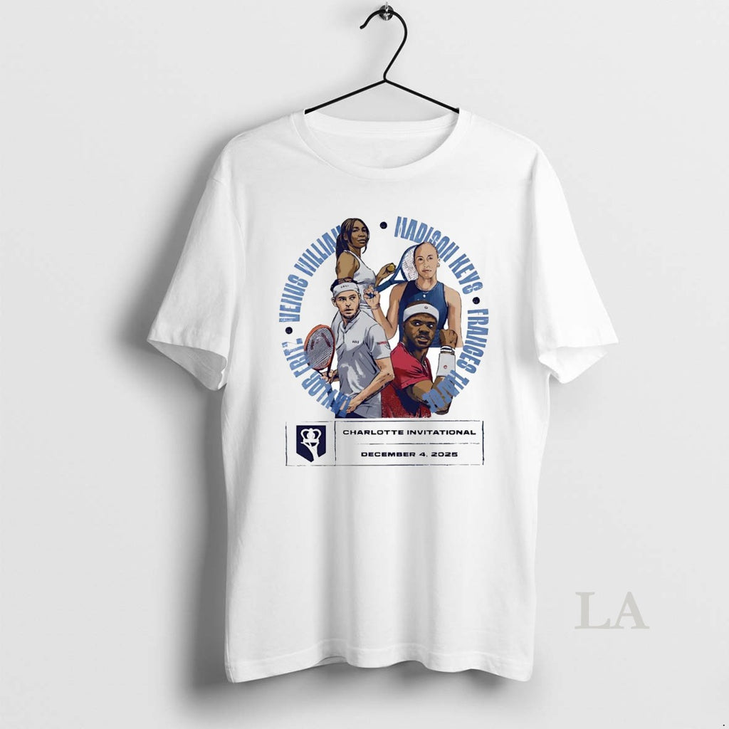 Original 2025 Charlotte Invitational 4 Stars Of The Tennis World T-Shirts, Hoodie, Sweatshirt | PopFlextees.com