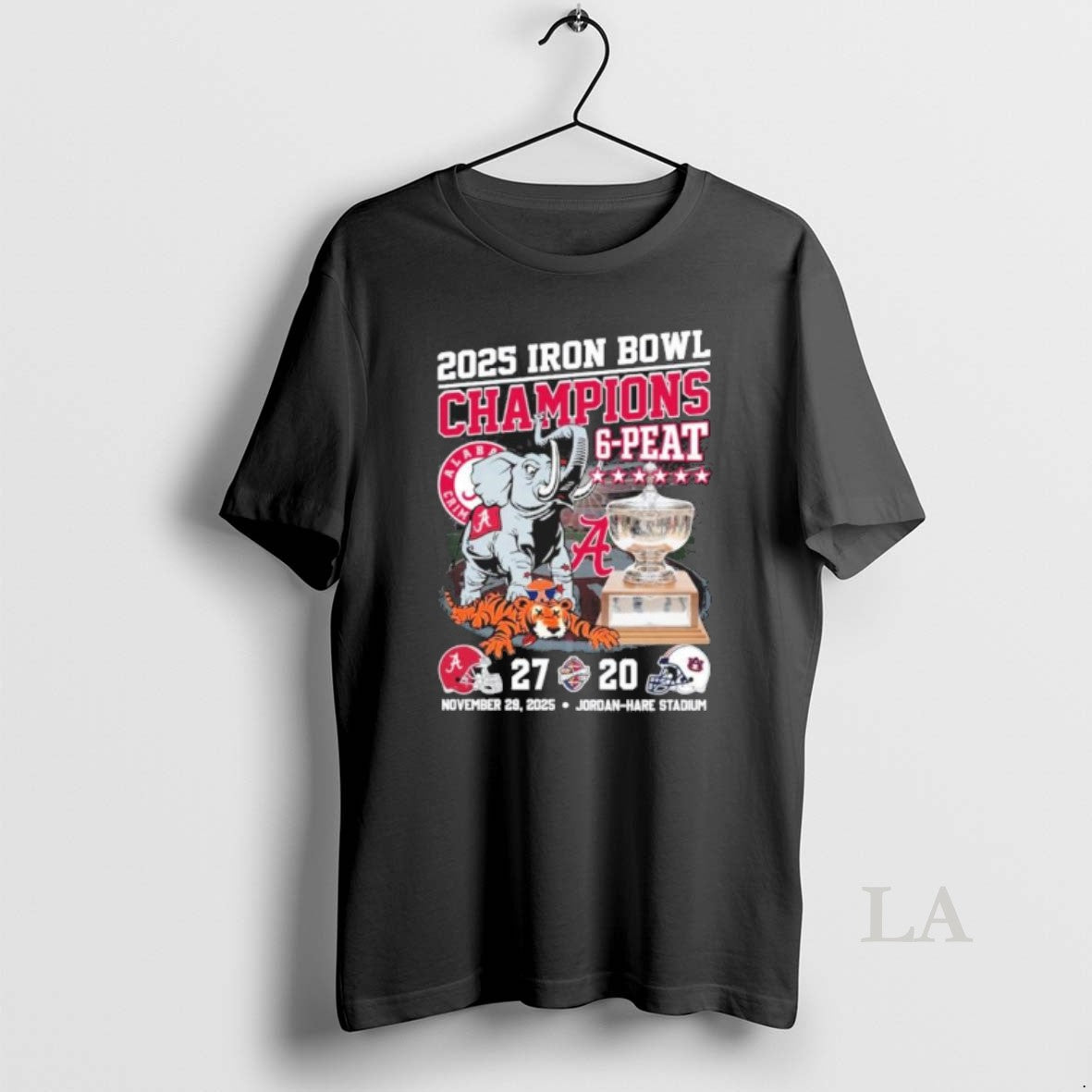 Original 2025 Iron Bowl Champions 6 Peat Alabama Beat Auburn Mascot T-Shirts, Hoodie, Sweatshirt | PopFlextees.com
