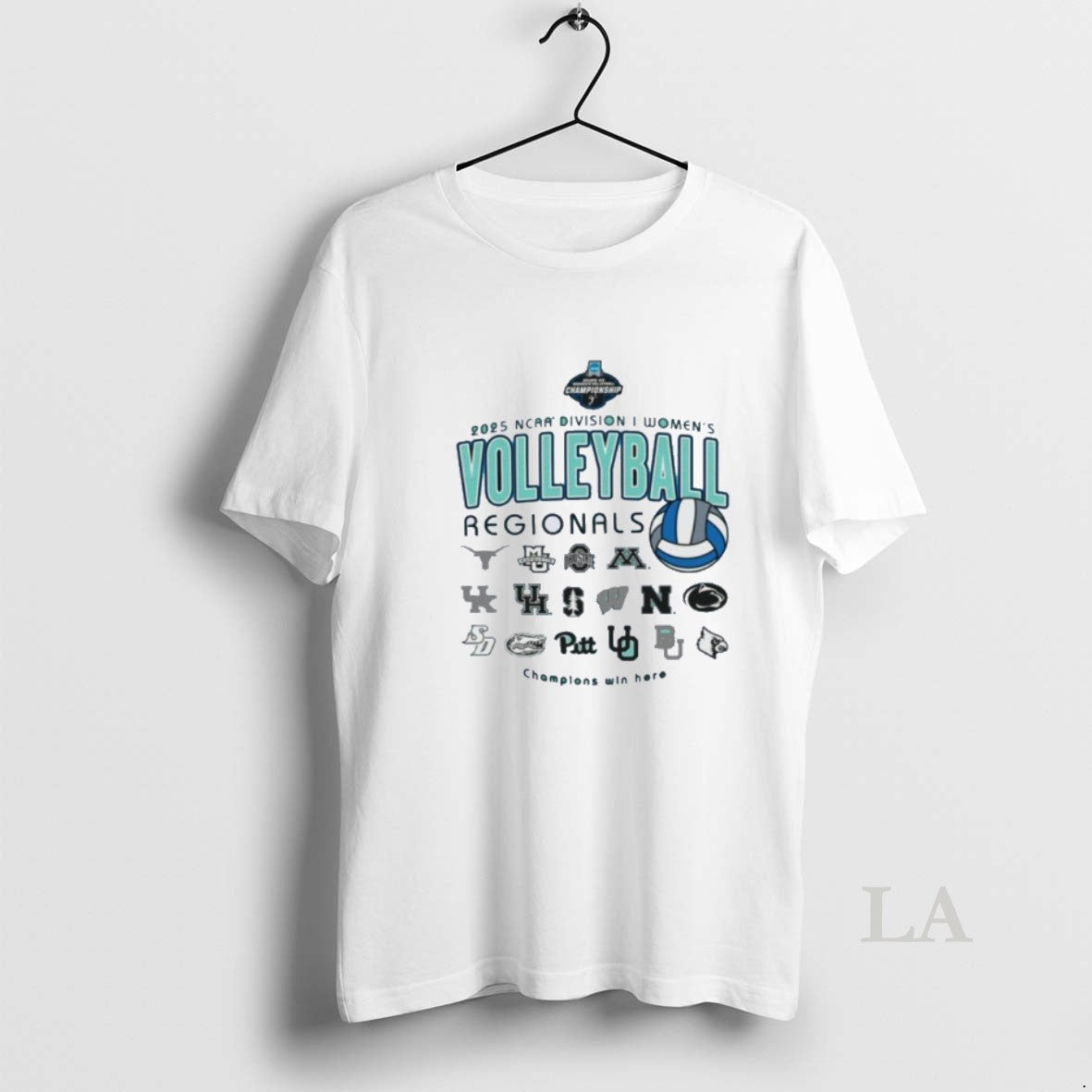 Original 2025 Ncaa Di Womens Volleyball Regional Teams T-Shirts, Hoodie, Sweatshirt | PopFlextees.com