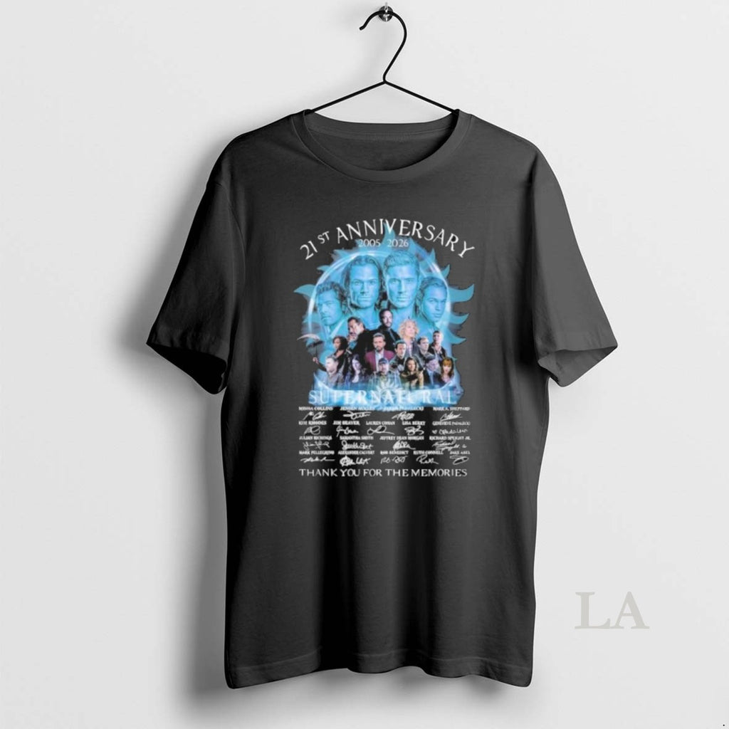 Original 21st Anniversary 2005 2026 Super Natural Thank You For The Memories T-Shirts, Hoodie, Sweatshirt | PopFlextees.com