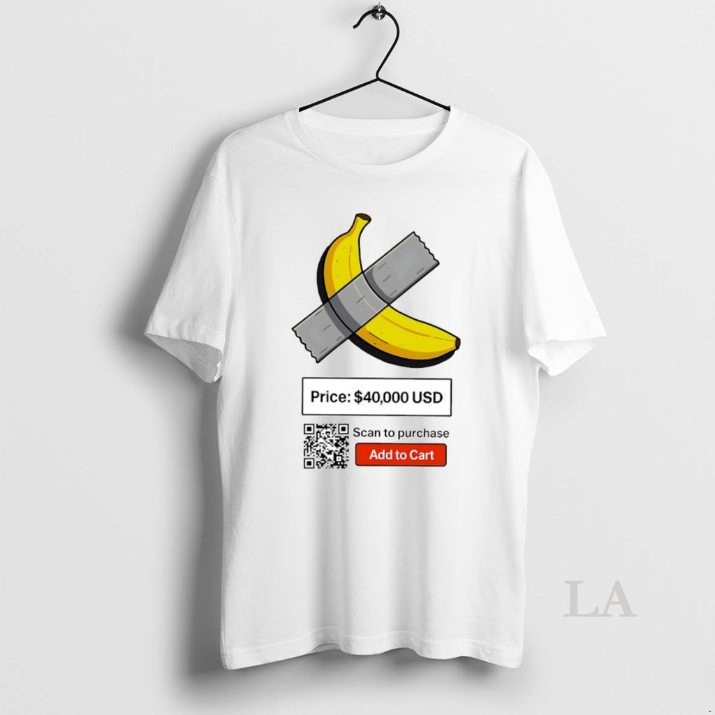 Original 40k Banana Tape Scan To Purchase Circle T-Shirts, Hoodie, Sweatshirt | PopFlextees.com