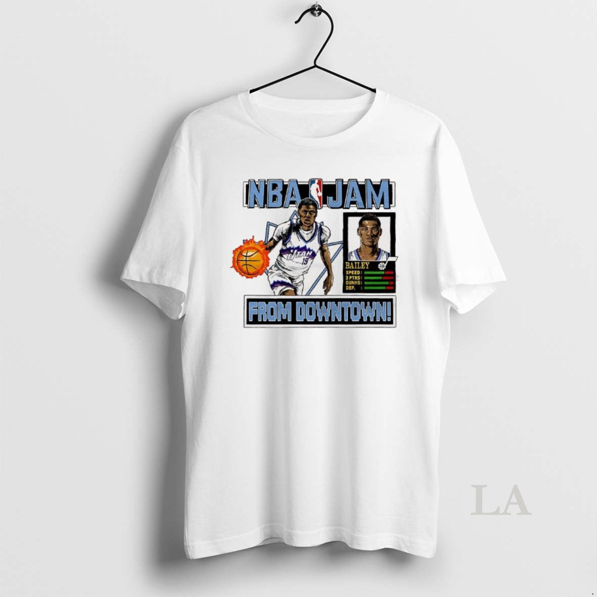 Original Ace Bailey Utah Jazz Nba Jam From Downtown Classic Video Game T-Shirts, Hoodie, Sweatshirt | PopFlextees.com