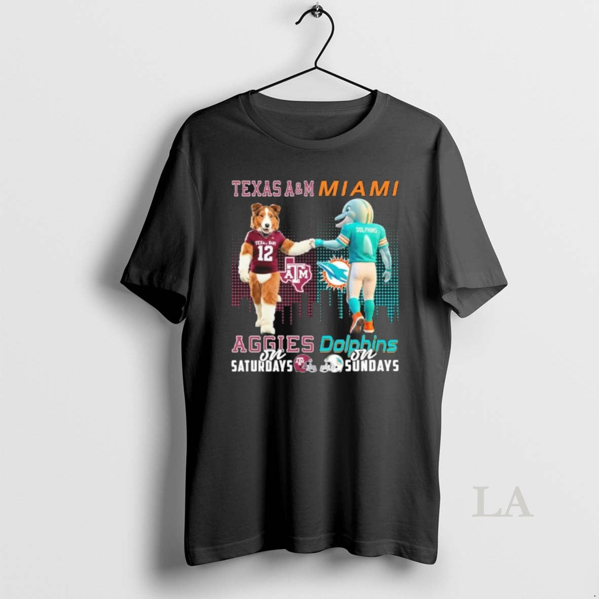 Original Aggies Vs Dolphins Mascot On Saturdays And On Sundays T-Shirts, Hoodie, Sweatshirt | PopFlextees.com