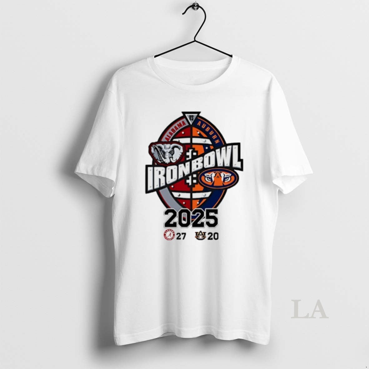 Original Alabama Vs Auburn 2025 Iron Bowl 27 20 Score T-Shirts, Hoodie, Sweatshirt | PopFlextees.com