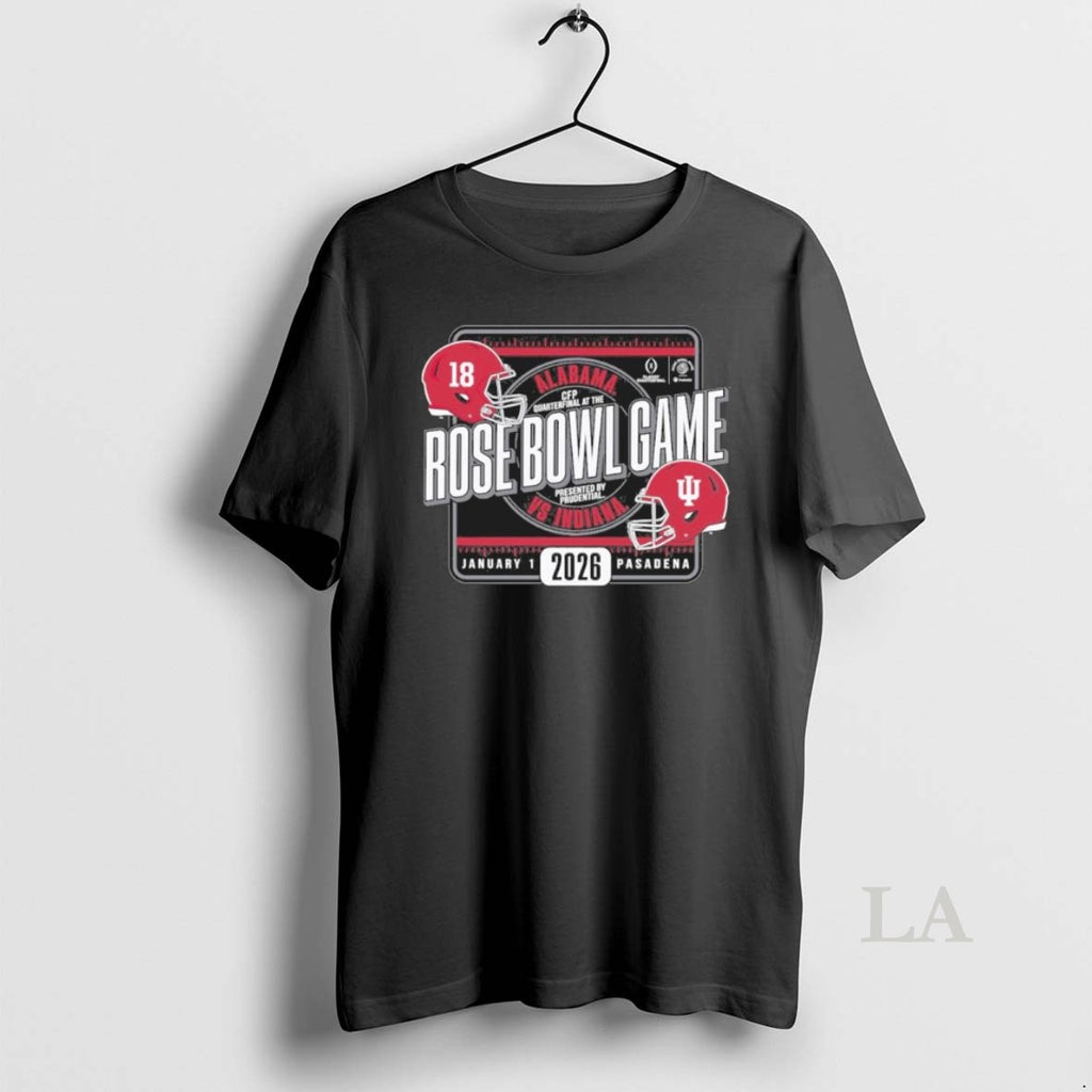 Original Alabama Vs Indiana Football 2026 Rose Bowl Game Head To Head T-Shirts, Hoodie, Sweatshirt | PopFlextees.com