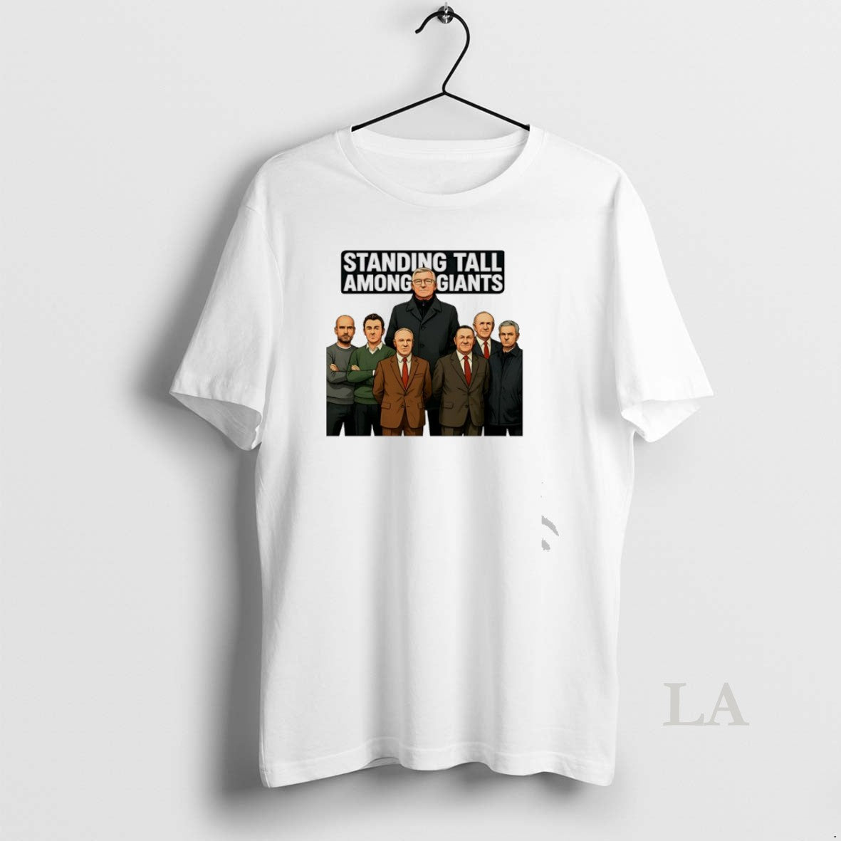 Original Alex Ferguson Standing Tall Among Giants T-Shirts, Hoodie, Sweatshirt | PopFlextees.com