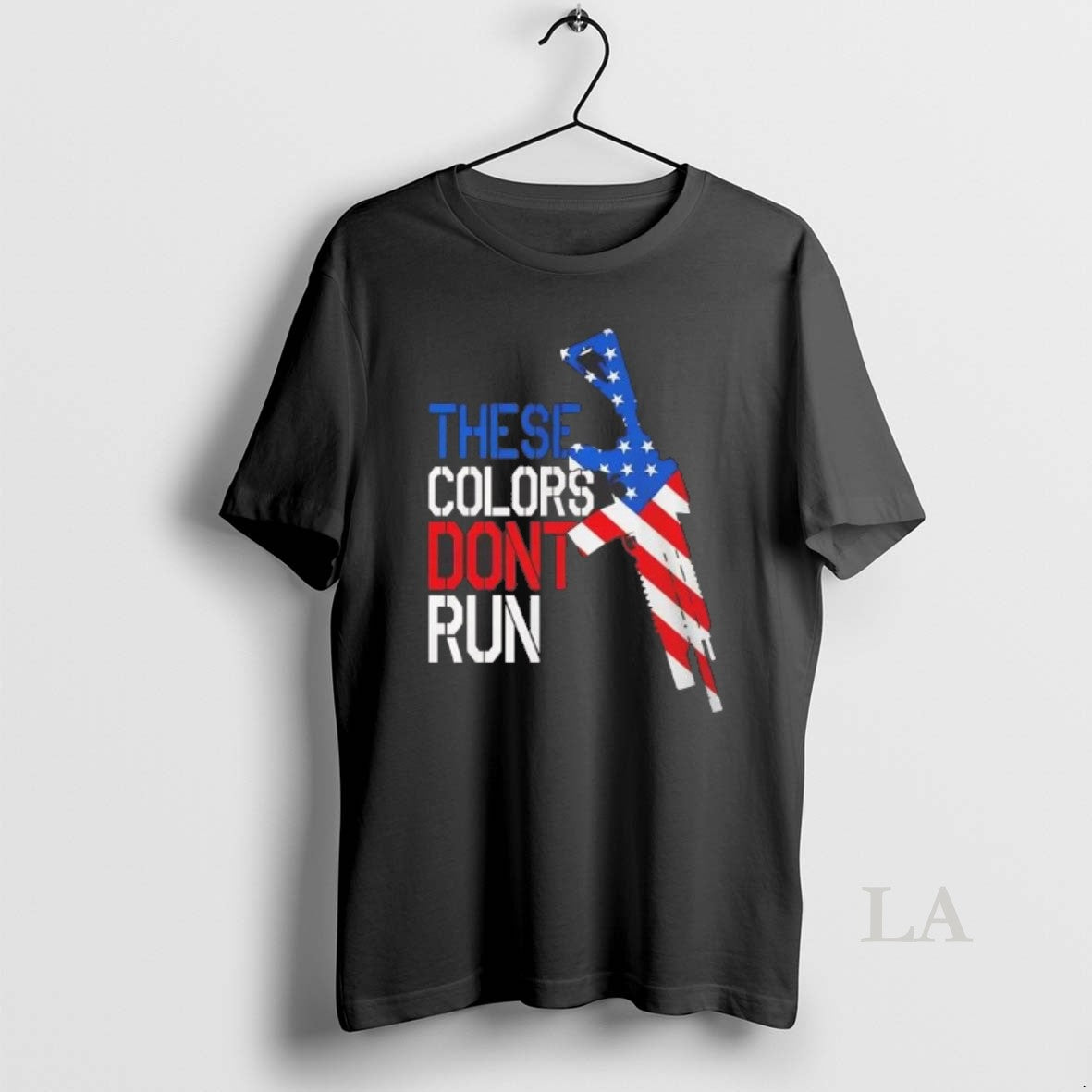 Original American Flag Rifle These Colors Dont Run T-Shirts, Hoodie, Sweatshirt | PopFlextees.com