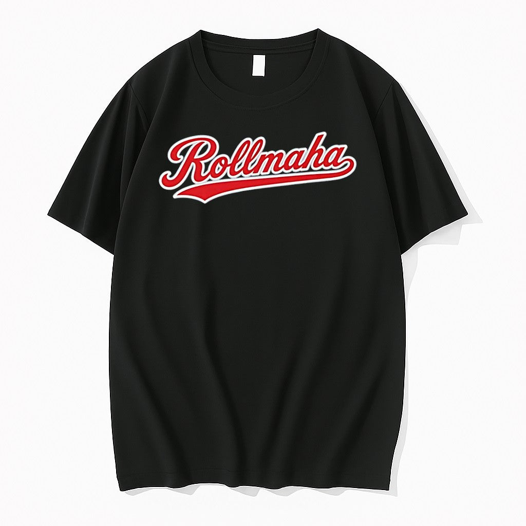 Original Apparel Rollmaha Script Logo Black Tshirts Jpg