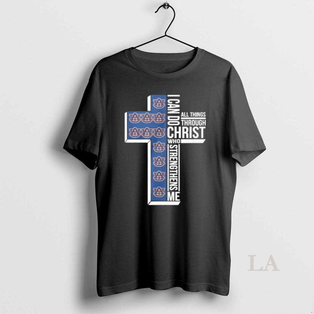 Original Auburn Basketball Logo I Can Do All Things Through Christ Who Strengthens Me T-Shirts, Hoodie, Sweatshirt