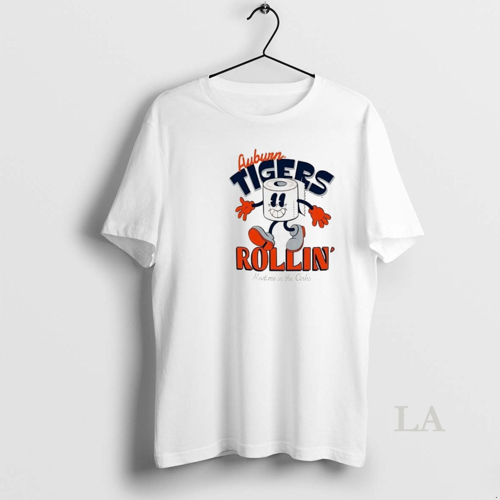 Original Auburn Tigers Rolling Meet Me Oaks T-Shirts, Hoodie, Sweatshirt