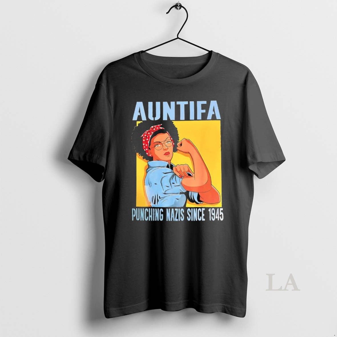 Original Auntifa Punching Nazis Since 1945 T-Shirts, Hoodie, Sweatshirt | PopFlextees.com