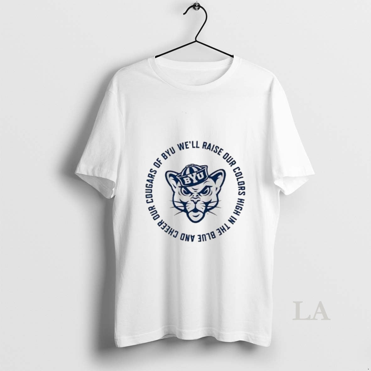 Original Byu Cougars Fight Song Well Raise Our Colors High In The Blue And Cheer T-Shirts, Hoodie, Sweatshirt