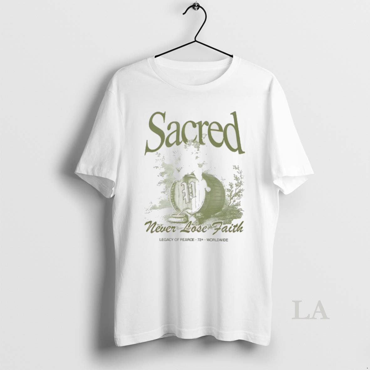 Original Bacchus On A Barrel Sacred Never Lose Faith T-Shirts, Hoodie, Sweatshirt | PopFlextees.com