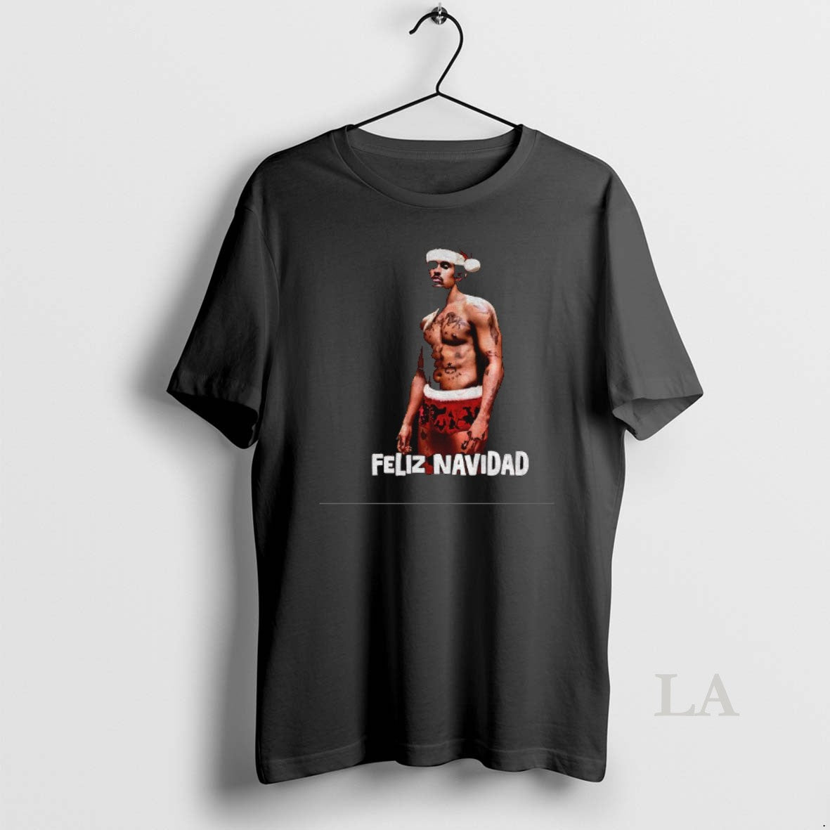 Original Bad Bunny Feliz Navidad Meme Merry Christmas T-Shirts, Hoodie, Sweatshirt | PopFlextees.com