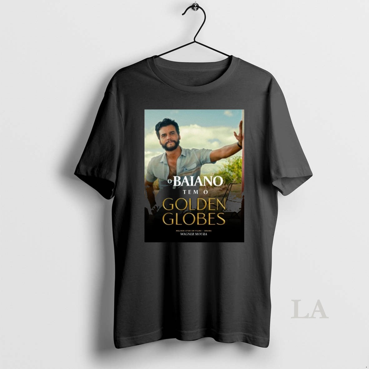 Original Baiano Tem Golden Globes Melhor Ator Em Filme Drama Wagner Moura T-Shirts, Hoodie, Sweatshirt | PopFlextees.com