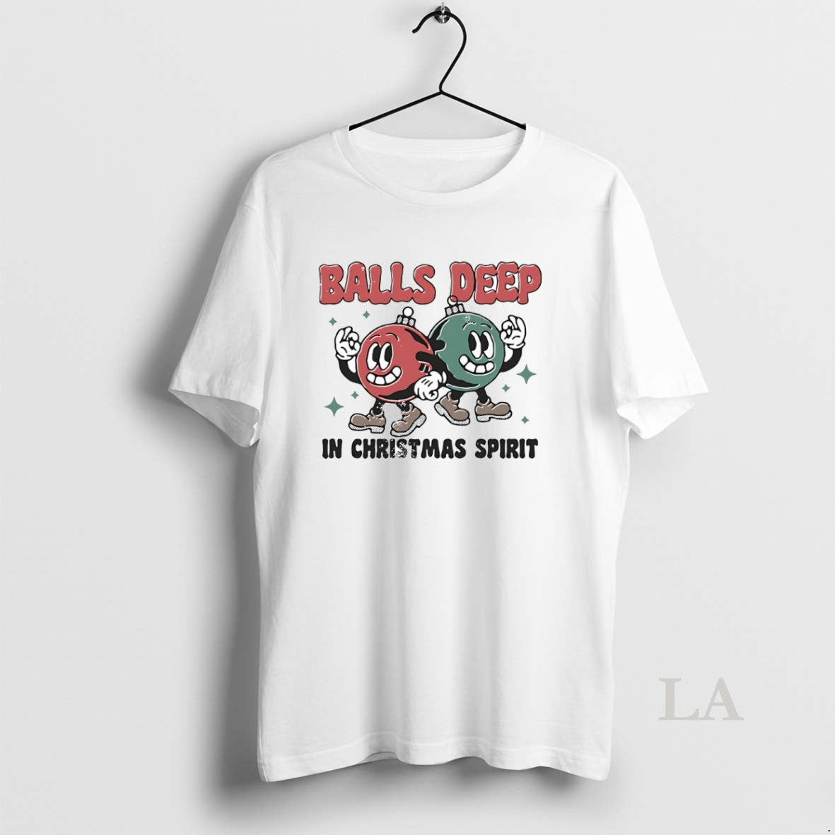 Original Ball Deep In Christmas Spirit Circle T-Shirts, Hoodie, Sweatshirt | PopFlextees.com
