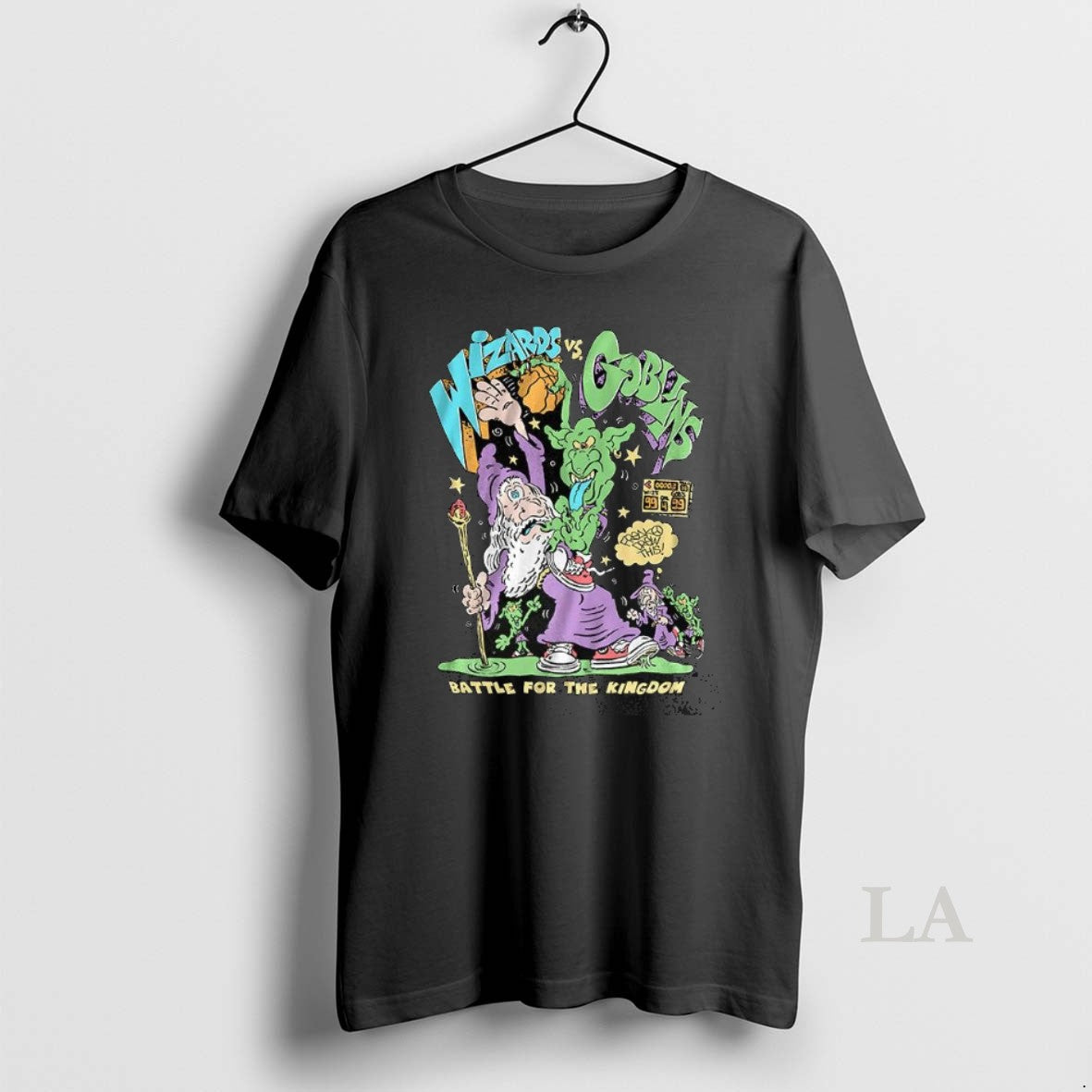 Original Battle For The Kingdom Wizard Vs Goblin Basketball Match T-Shirts, Hoodie, Sweatshirt | PopFlextees.com