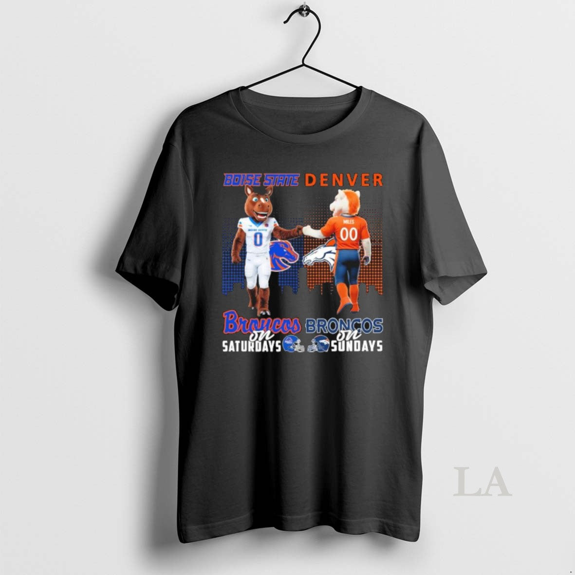 Original Boise State Vs Broncos Mascot On Saturdays And On Sundays T-Shirts, Hoodie, Sweatshirt | PopFlextees.com