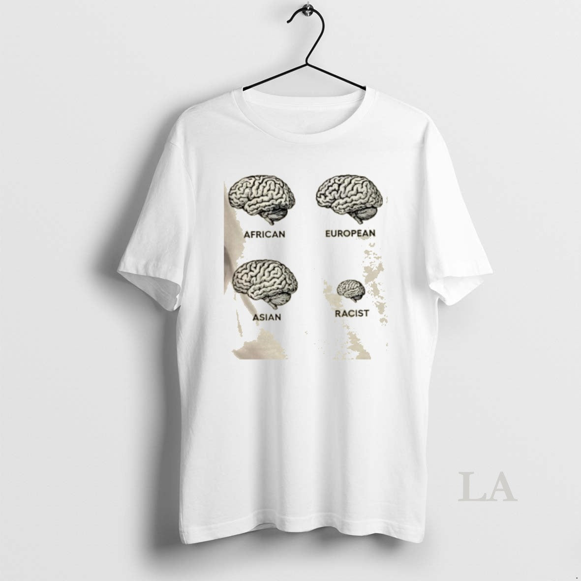 Original Brains African European Asian Racist T-Shirts, Hoodie, Sweatshirt | PopFlextees.com