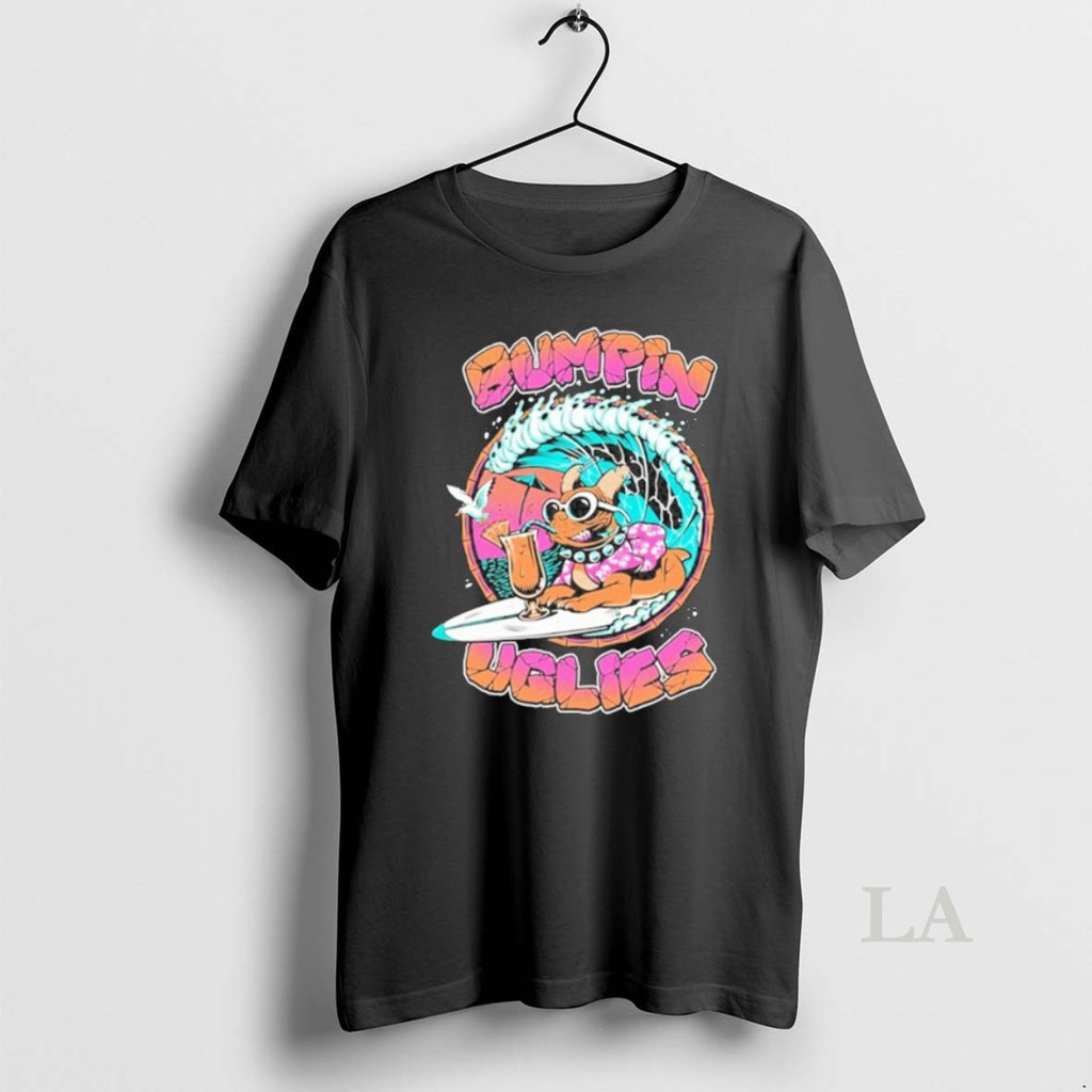Original Bumpin Uglies Tour 2025 Pug Surfer T-Shirts, Hoodie, Sweatshirt | PopFlextees.com