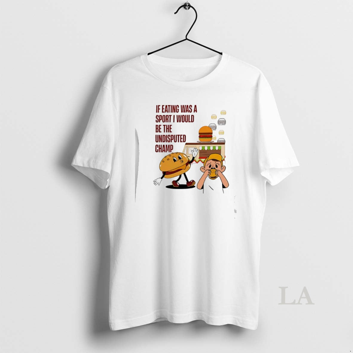 Original Burger If Eating Was A Sport I Would Be The Undisputed Champ T-Shirts, Hoodie, Sweatshirt | PopFlextees.com