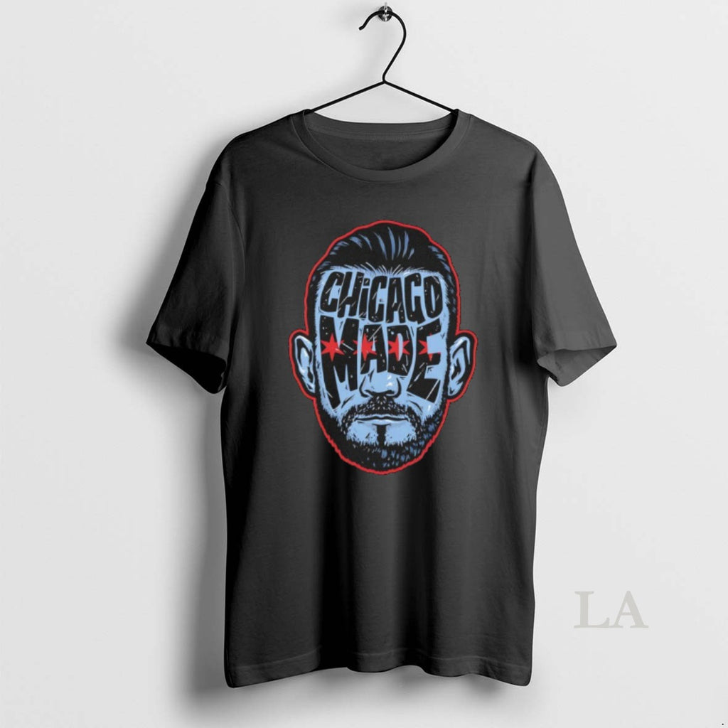 Original Cm Punk Chicago Made Big Face Silhouette T-Shirts, Hoodie, Sweatshirt | PopFlextees.com