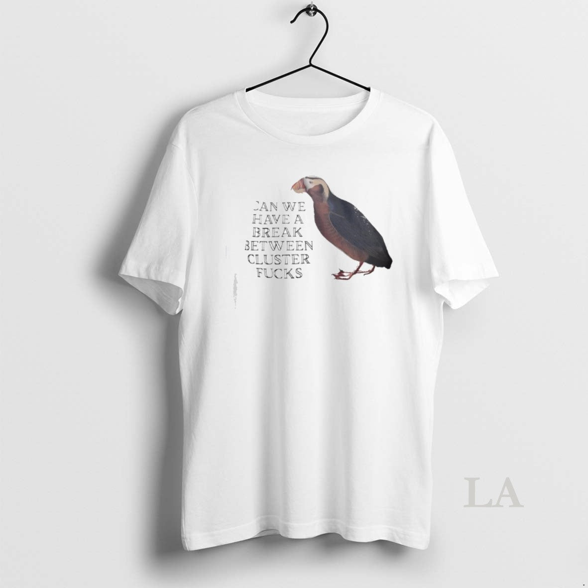 Original Can We Have A Break Between Cluster Fucks Horned Puffin Graphic T-Shirts, Hoodie, Sweatshirt | PopFlextees.com