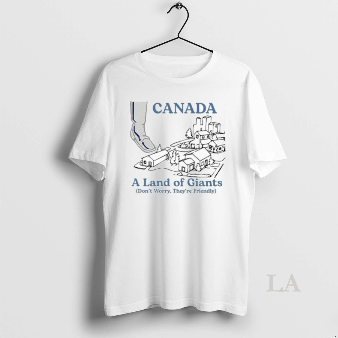 Original Canada A Land Of Giants Dont Worry Theyre Friendly T-Shirts, Hoodie, Sweatshirt | PopFlextees.com