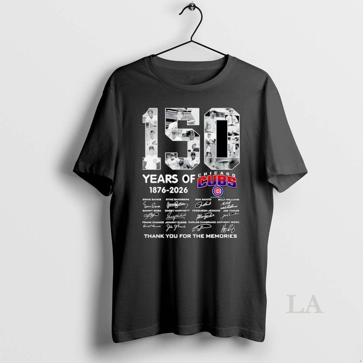 Original Chicago Cubs 150 Years 1876 2026 Thank You For The Memories Signature T-Shirts, Hoodie, Sweatshirt | PopFlextees.com