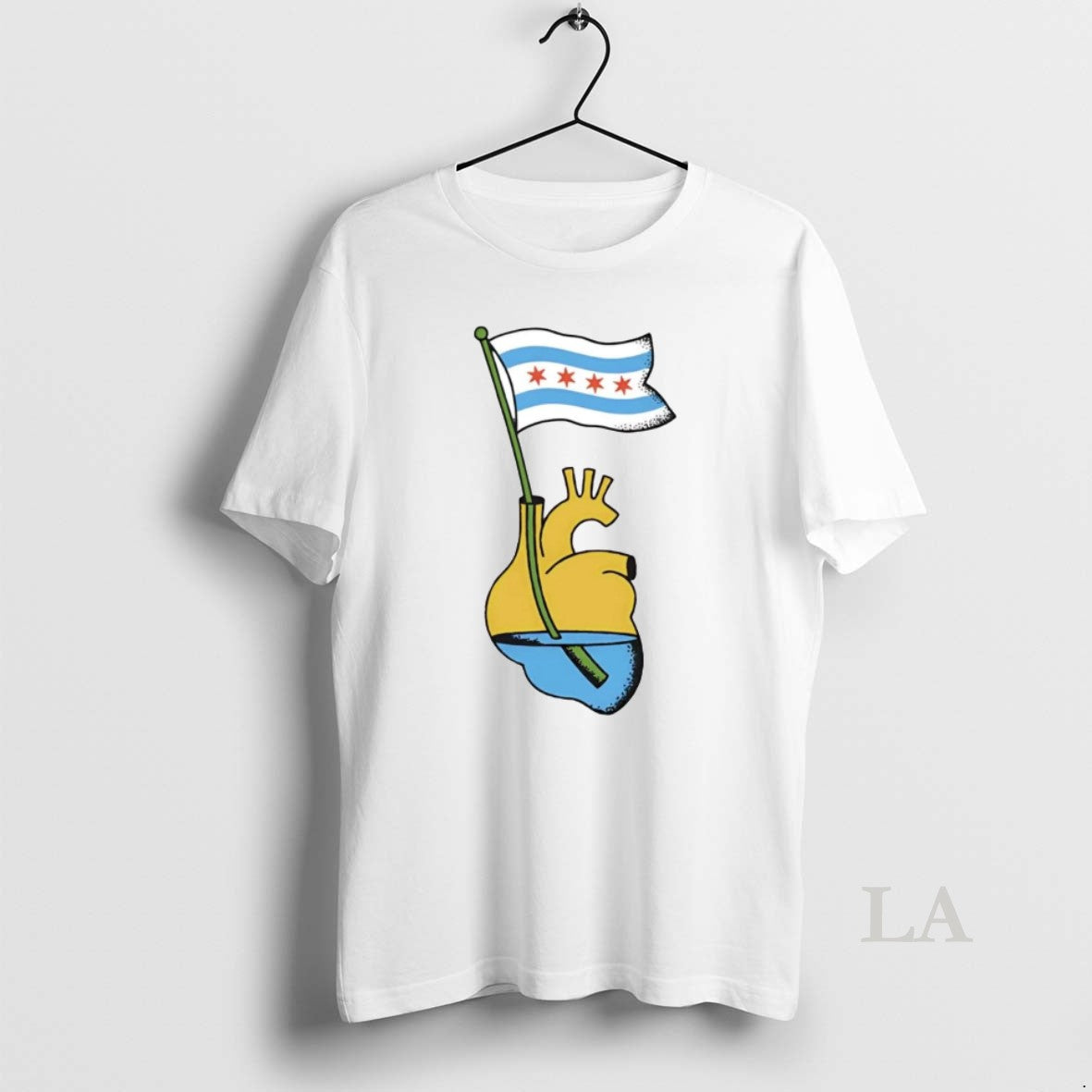 Original Chicago Waving Heart T-Shirts, Hoodie, Sweatshirt | PopFlextees.com