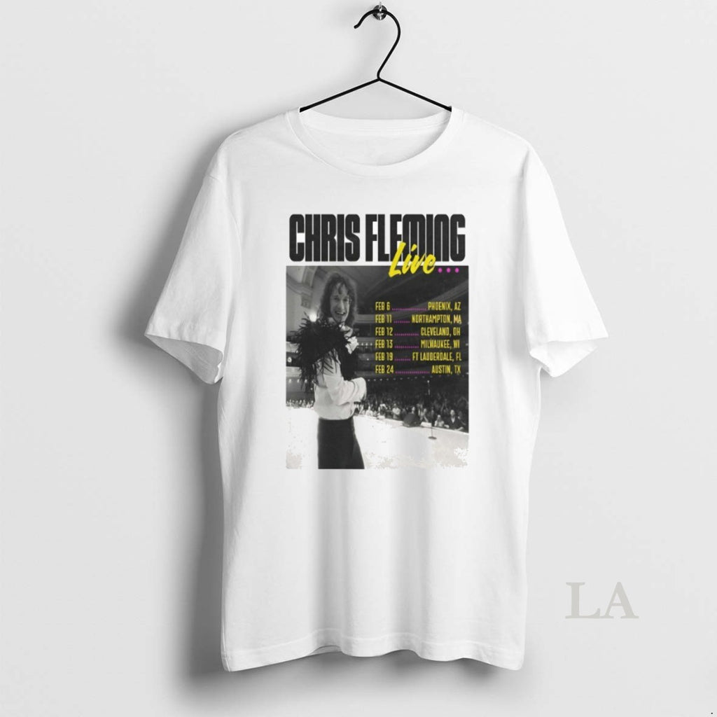 Original Chris Fleming Live Feb 2026 Tour T-Shirts, Hoodie, Sweatshirt | PopFlextees.com
