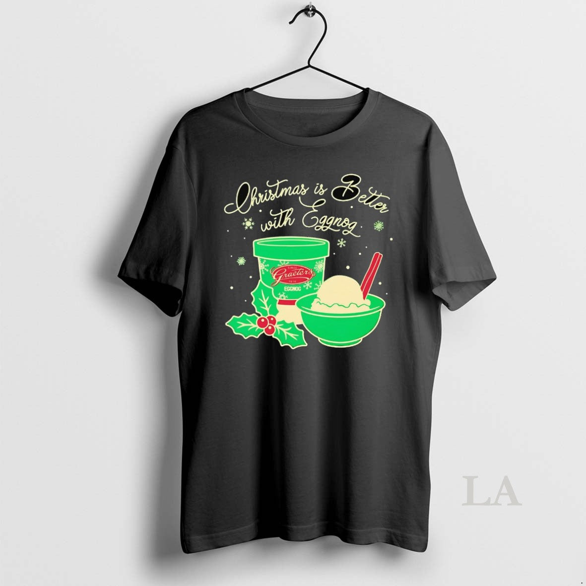 Original Christmas Is Better With Graeters Egg Nog T-Shirts, Hoodie, Sweatshirt | PopFlextees.com