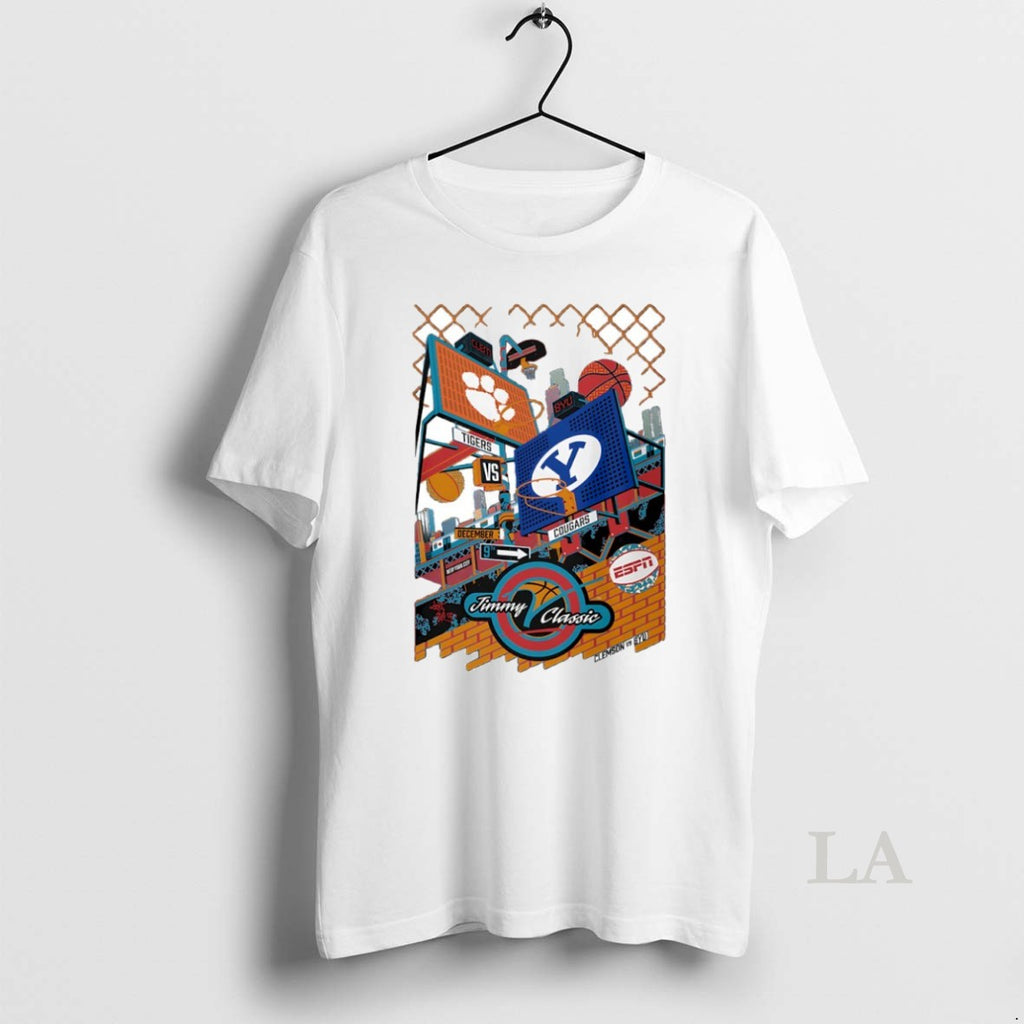 Original Clemson Tigers Vs Byu Cougars Jimmy Classic Circle T-Shirts, Hoodie, Sweatshirt | PopFlextees.com