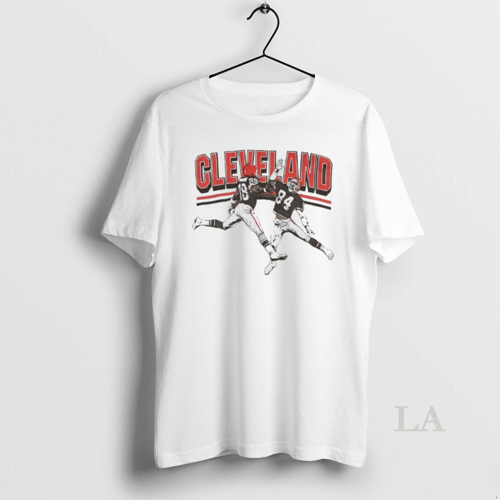 Original Cleveland Browns Football Player High Five T-Shirts, Hoodie, Sweatshirt | PopFlextees.com
