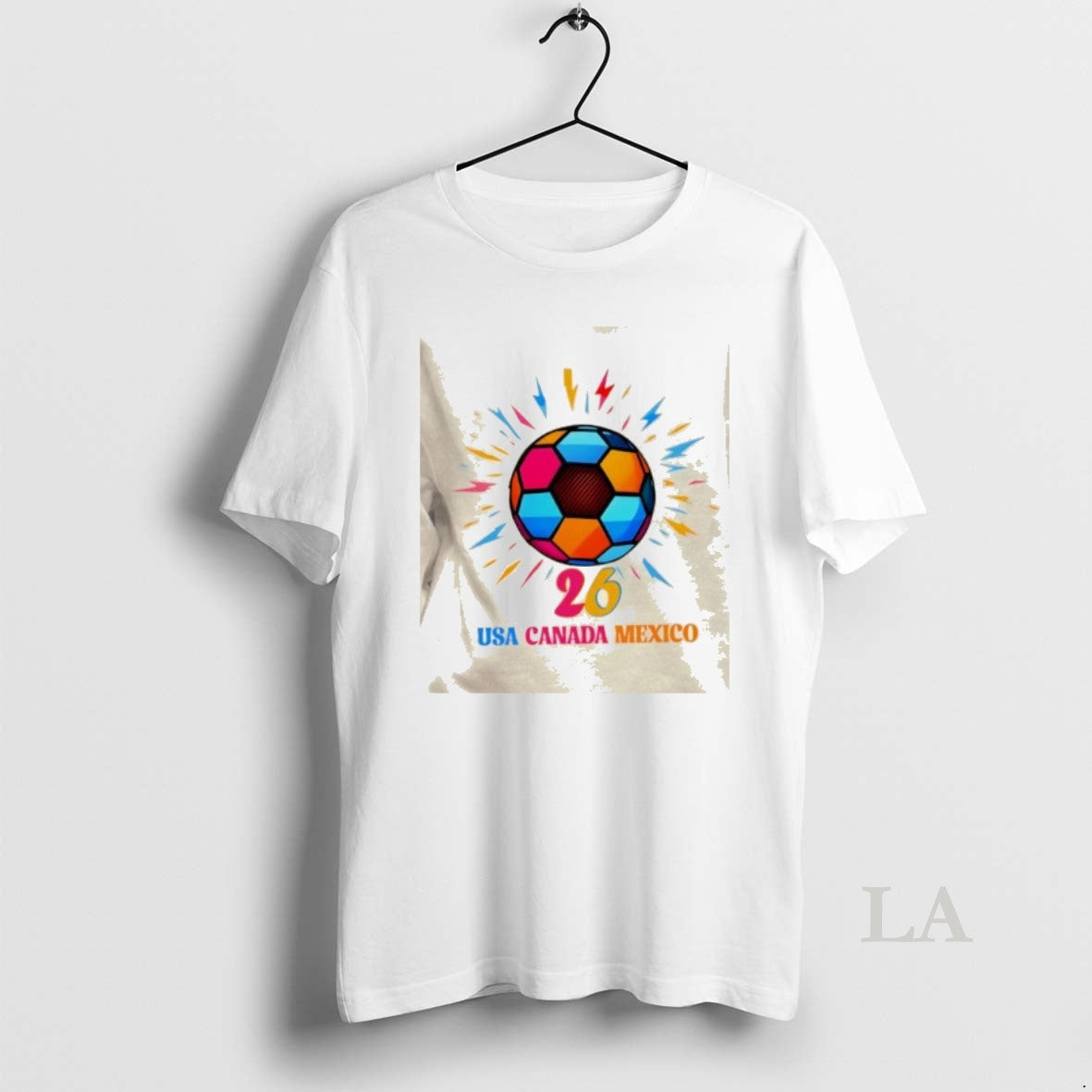 Original Colorful Soccer Ball Usa Canada Mexico 2026 T-Shirts, Hoodie, Sweatshirt | PopFlextees.com