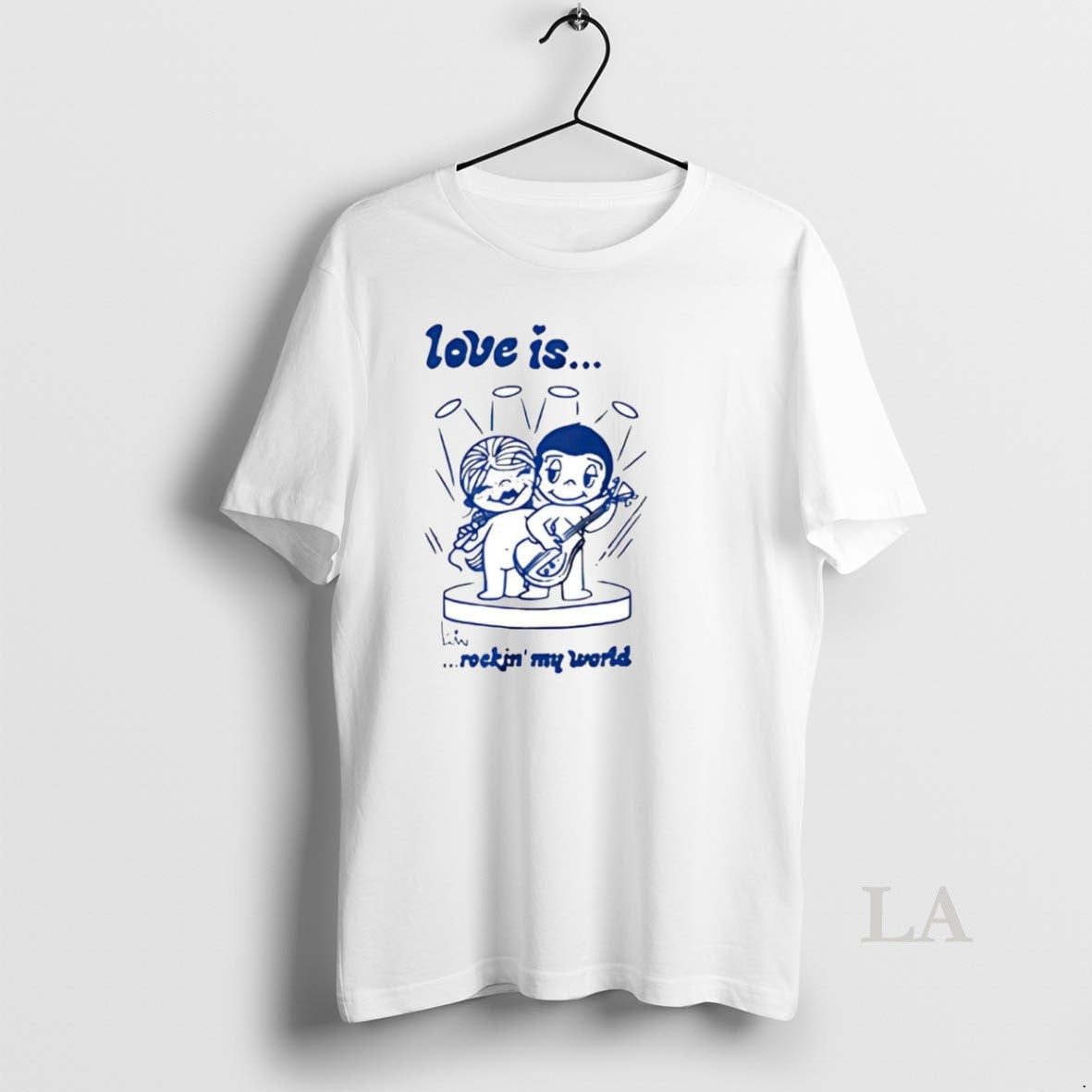 Original Couple Love Is Rockin My World T-Shirts, Hoodie, Sweatshirt | PopFlextees.com