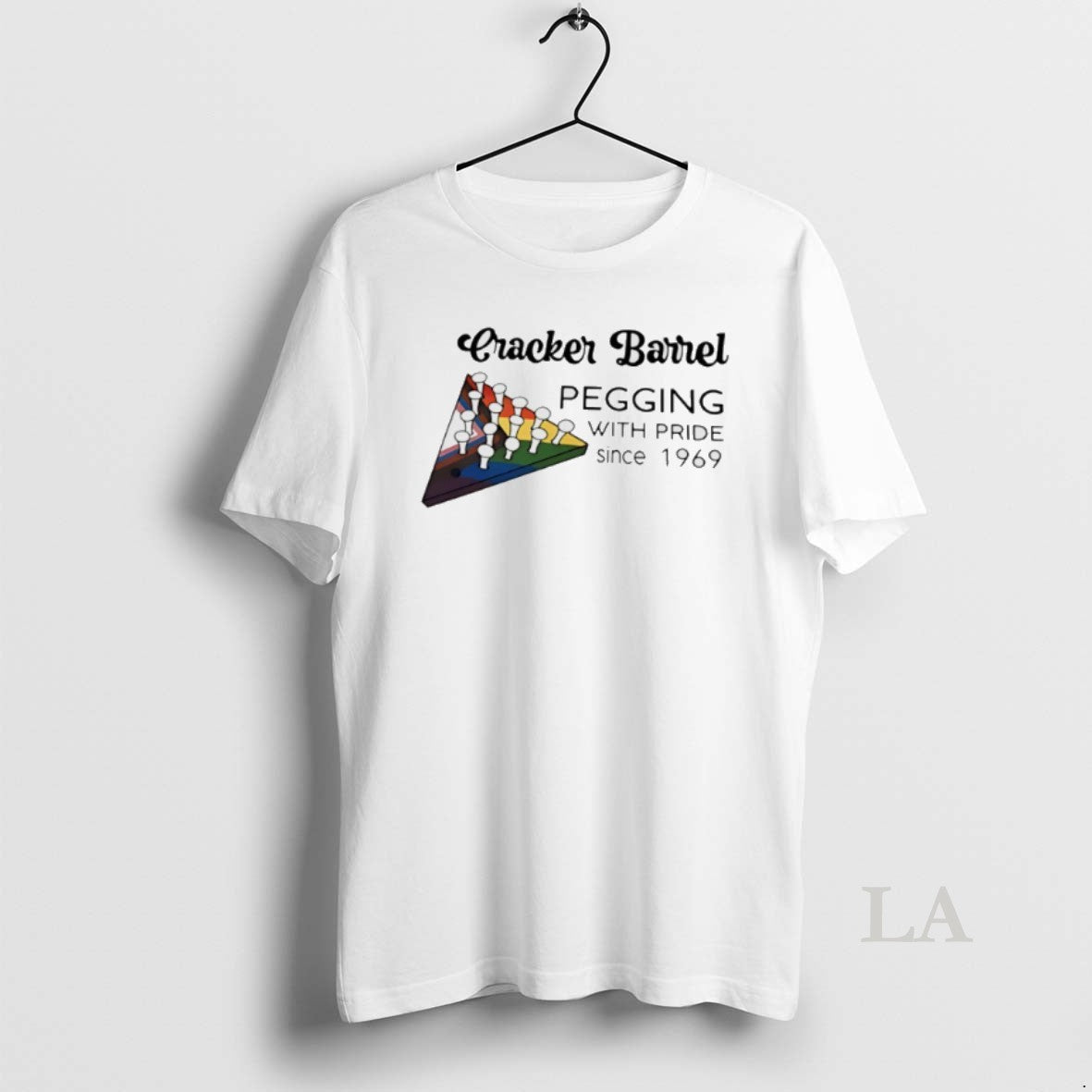 Original Cracker Barrel Pegging With Pride Since 1969 Lgbtq T-Shirts, Hoodie, Sweatshirt | PopFlextees.com