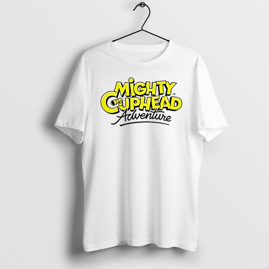 Original Cuphead Mighty Cuphead Adventure Character Design Logo For The Video Game Tshirts
