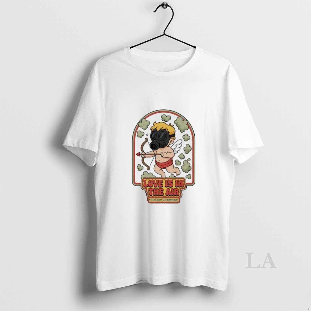 Original Cupid Gas Clouds Love Is In The Air Try Not To Breathe T-Shirts, Hoodie, Sweatshirt | PopFlextees.com