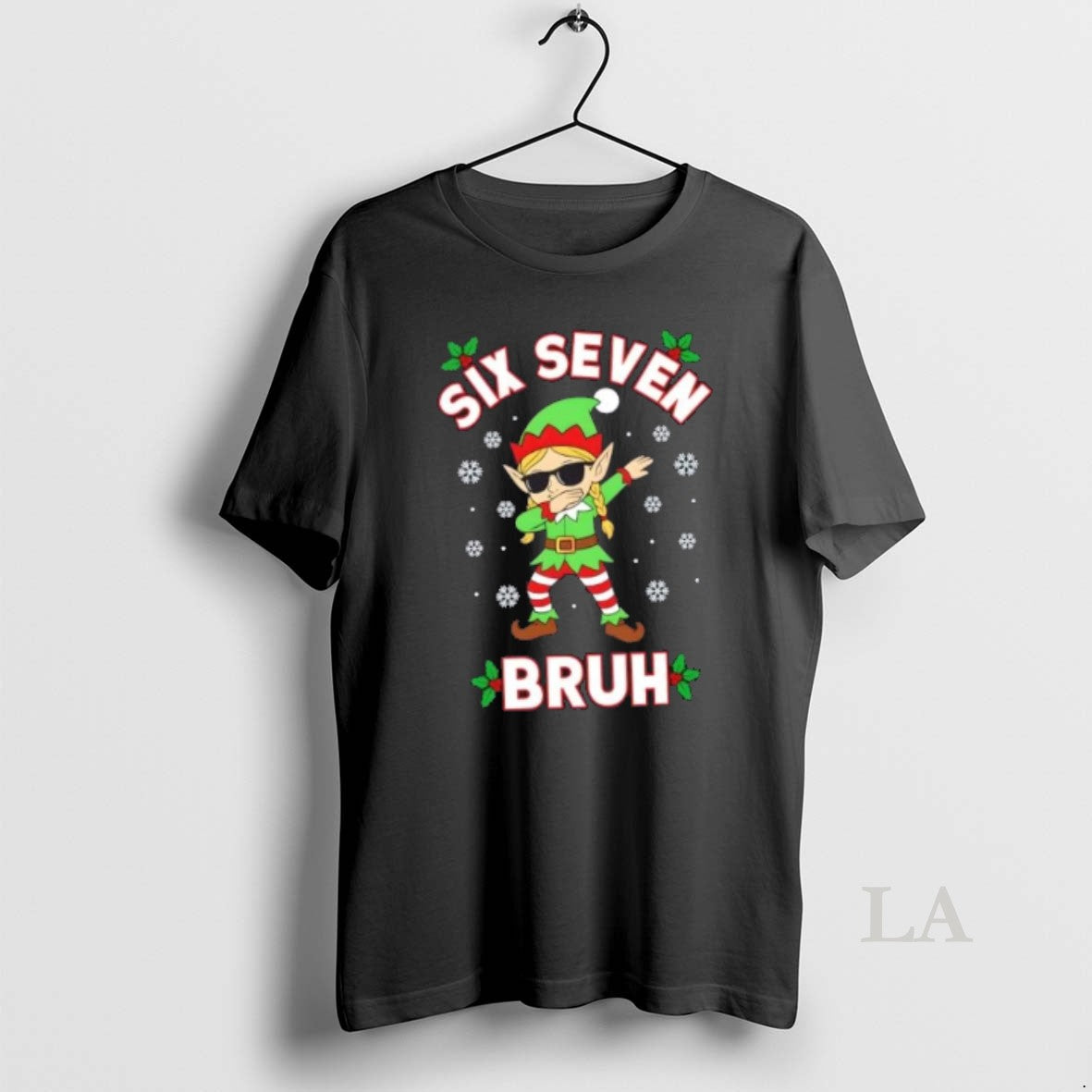 Original Dabbing Elf Six Seven Bruh Christmas 67 Meme Xmas T-Shirts, Hoodie, Sweatshirt | PopFlextees.com